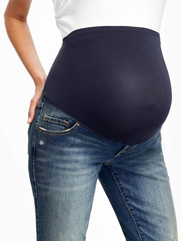 Maternity Full-Panel Skinny Jeans